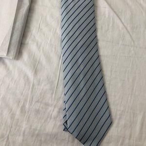Armani Collezioni Silk Tie Blue